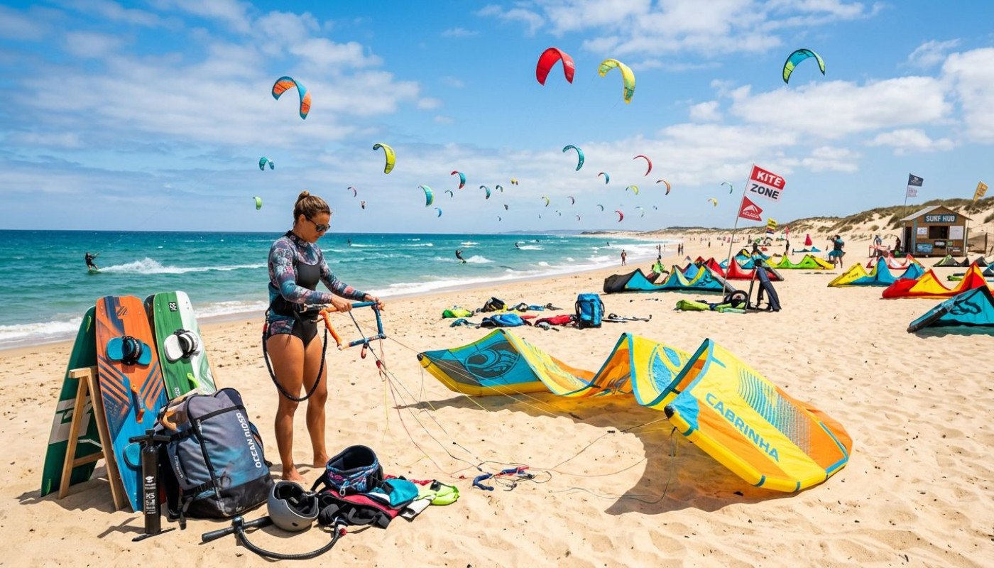 Wie wählt man die perfekte Ausrüstung für Kitesurfen?